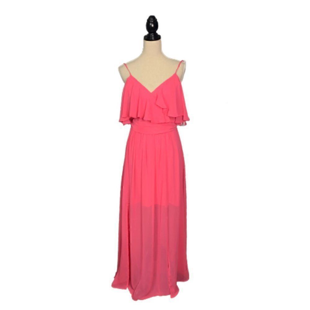 BISOU BISOU Michele Bohbot Pink Gown Sz 6